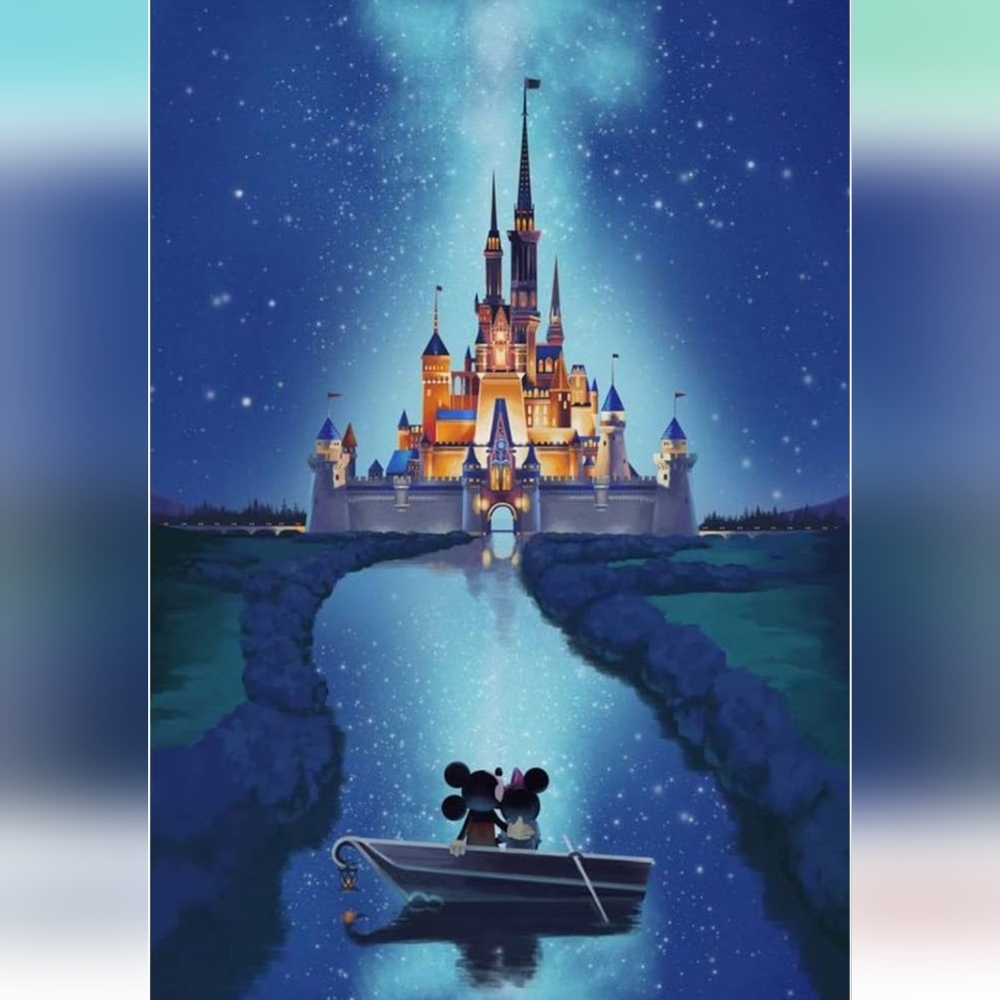 Disney castle diamond painting